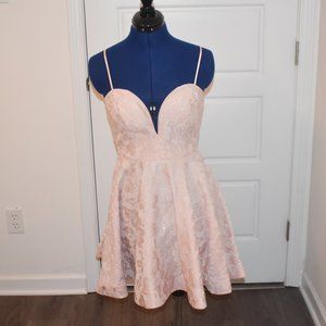 Pink Glitter Dress Size 7/8